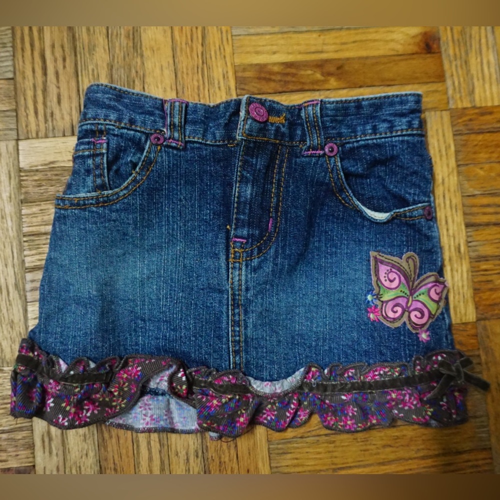 The Children's Place Blue and Purple Skirt with Embellishments